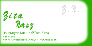 zita nasz business card